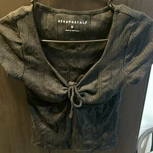 Aeropostale Black crop top